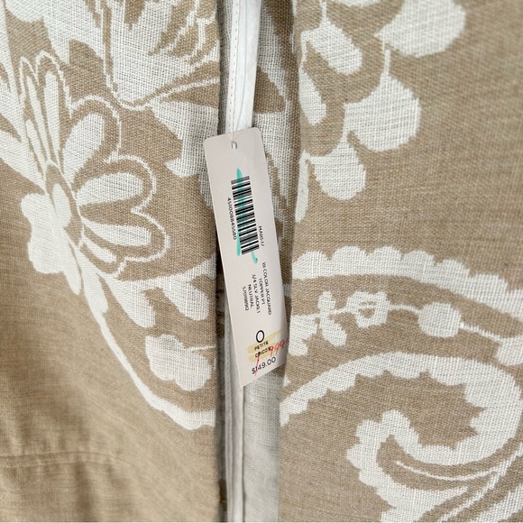 Chico’s ~new~ Jaquard Cotton Linen Topper In XS Petite - Picture 9 of 16